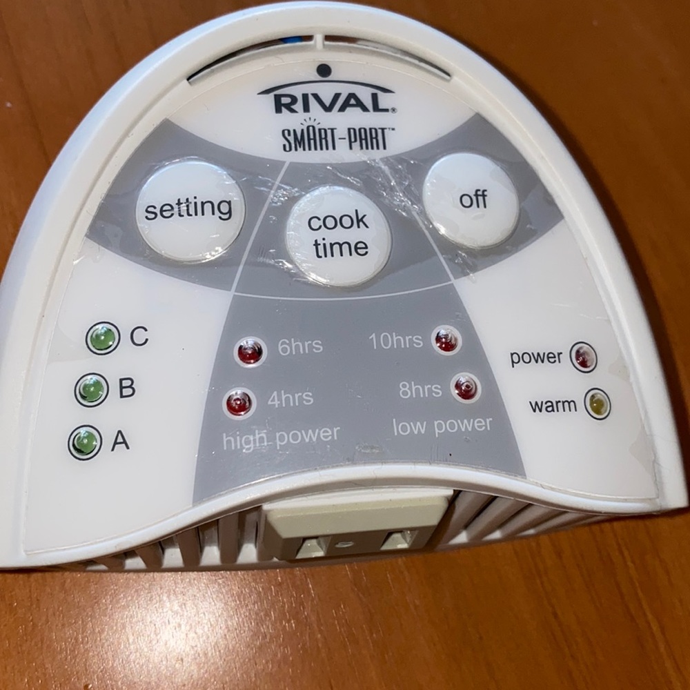 RIVAL SLOW COOKER PROGRAMMABLE TIMER